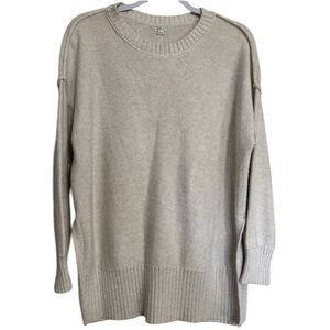 Aerie Big Sky Oversized Cream Sweater Pullover Womens Size X-Small